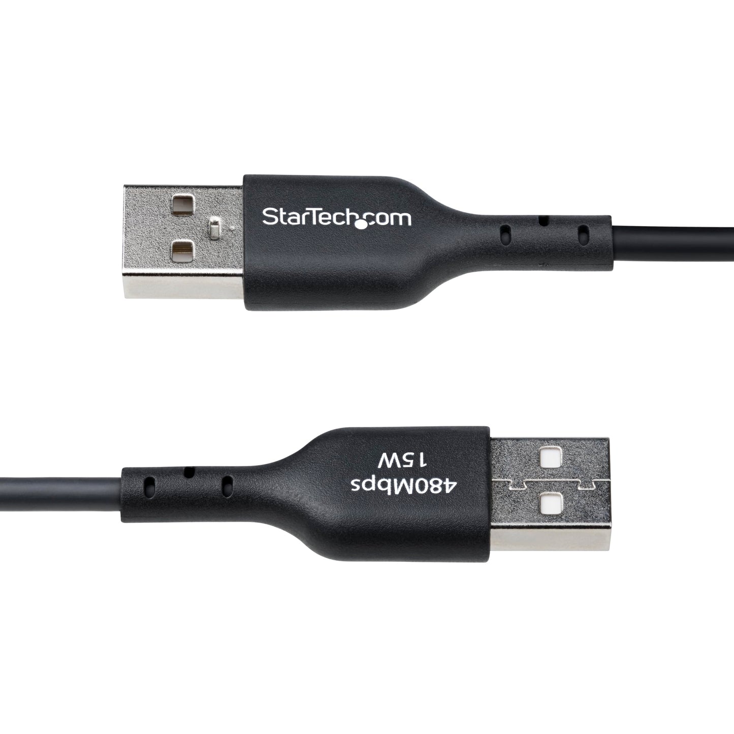 StarTech.com 3ft (1m) USB-A to USB-C Charging Cable, Charge & Sync, 3A, USB 2.0, TPE Jacket, Black USB Charging Cord
