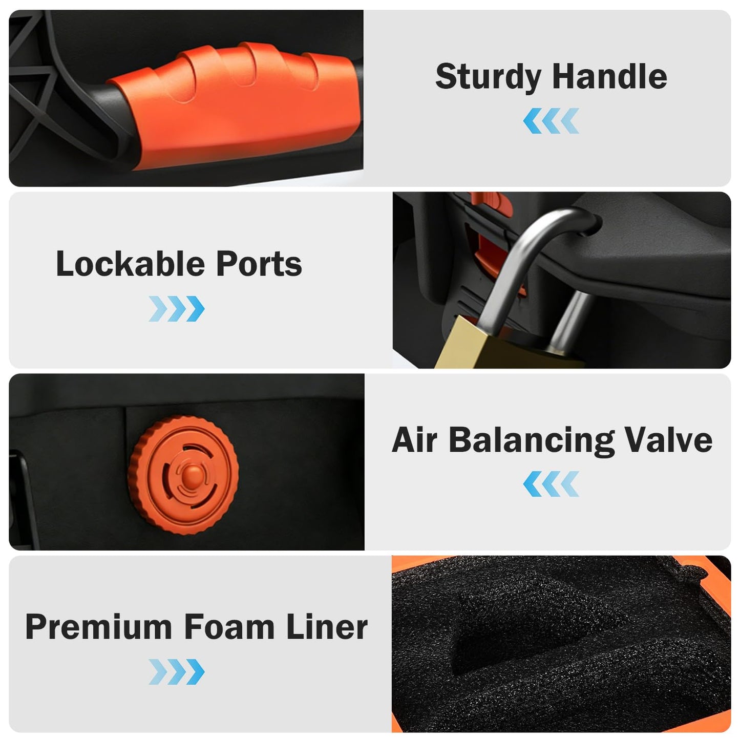 MONOJOY IP67 Waterproof Starlink Mini Case, Hard Carrying Case for Starlink Mini Dish with Precision Cut Foam, Shockproof Travel Bag for Camping, RV