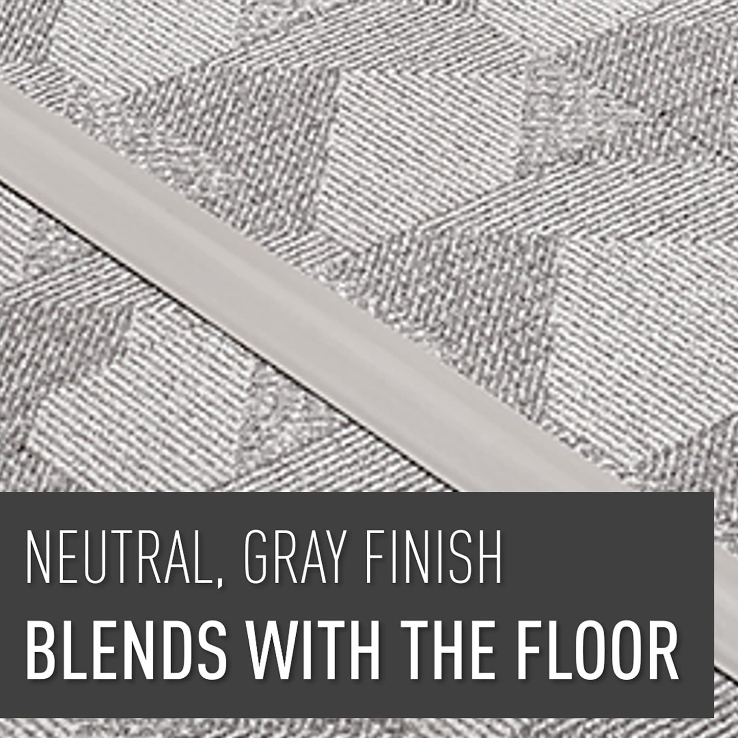 C2G Wiremold Floor Cord Management Kit, Corduct, Cord Protector, Wire Organizer and Hider, Rubber Cable Cover and Concealer, Gray, 5 Feet, CDG-5