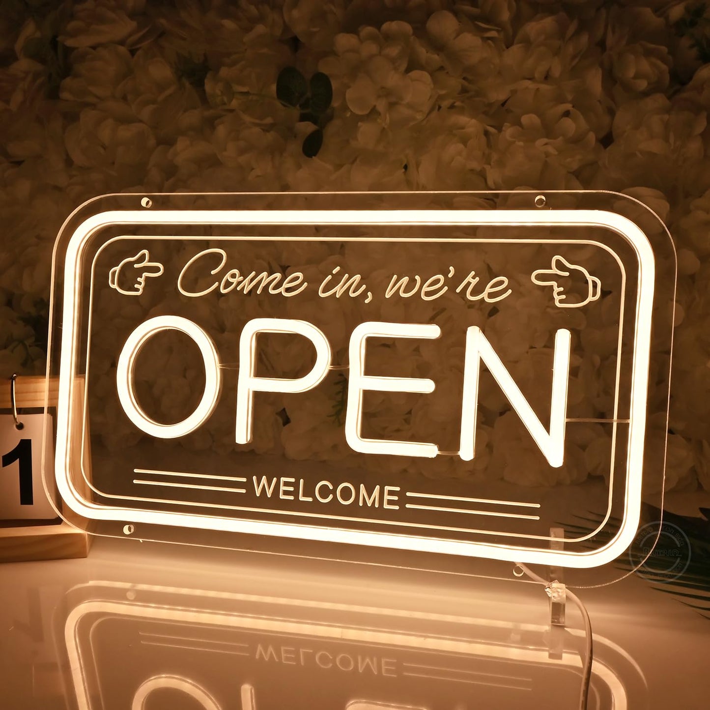 Britrio LED Open Sign for Shop Window Display, Bright Open Neon Sign LED Light for Business Cafe Bar Restaurant Barber Shop Beauty Salon Tattoo Studio