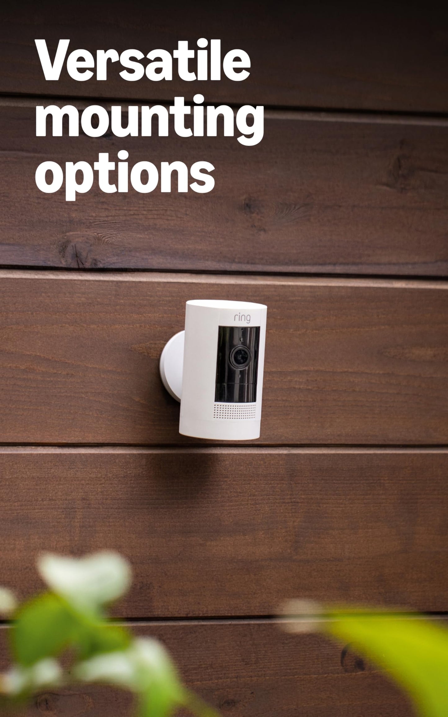 Ring Outdoor Cam (Stick Up Cam), Weather-resistant home or business security camera, outdoor ready, Live View, Color Night Vision, Two-Way Talk