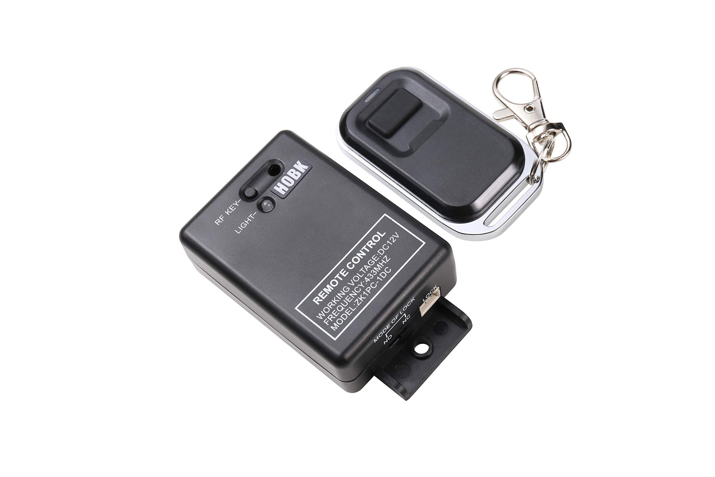 HWMATE Door Access Control System Kit With Fail Secure Electric Strike Lock Exit Button Adapter Remote Transmitter Receiver