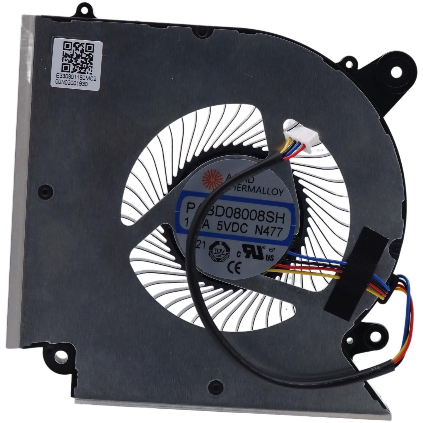 Deal4GO CPU Cooling Fan PABD08008SH N477 Replacement for MSI GF66 GL66 GF76 GL76 WF76 MS-1583 MS-1584 MS-17L1 MS-17L4, Black