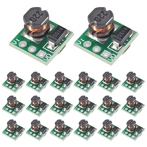 UMLIFE DC-DC Step Up Power Module - Output Voltage 1.5V to 4.2V Boost Converter Board - 0.9V to 5V