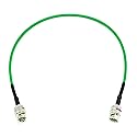 AV-Cables 12G 4K HD SDI BNC - BNC Cable 4855R Mini RG59 (1.5ft, Green)