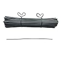 Bi-Sonic Lee 300 pcs 12 inch Black Twist Ties/Cable Ties for cable management (Black, 12 inch)