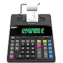 CATIGA 12 Digit Thermal Printing Calculator with Tape Print Out, Ink-Free Adding Machine, 5X Faster Quite at 8.0 LPS, Extra Large Fluorescent Display