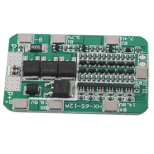 BMS 6S 15A 22V 24V Protection Board Lithium Battery Charger PCB Protection Board Overcharge/Overdischarge/Overcurrent/Short Circuit Protect…