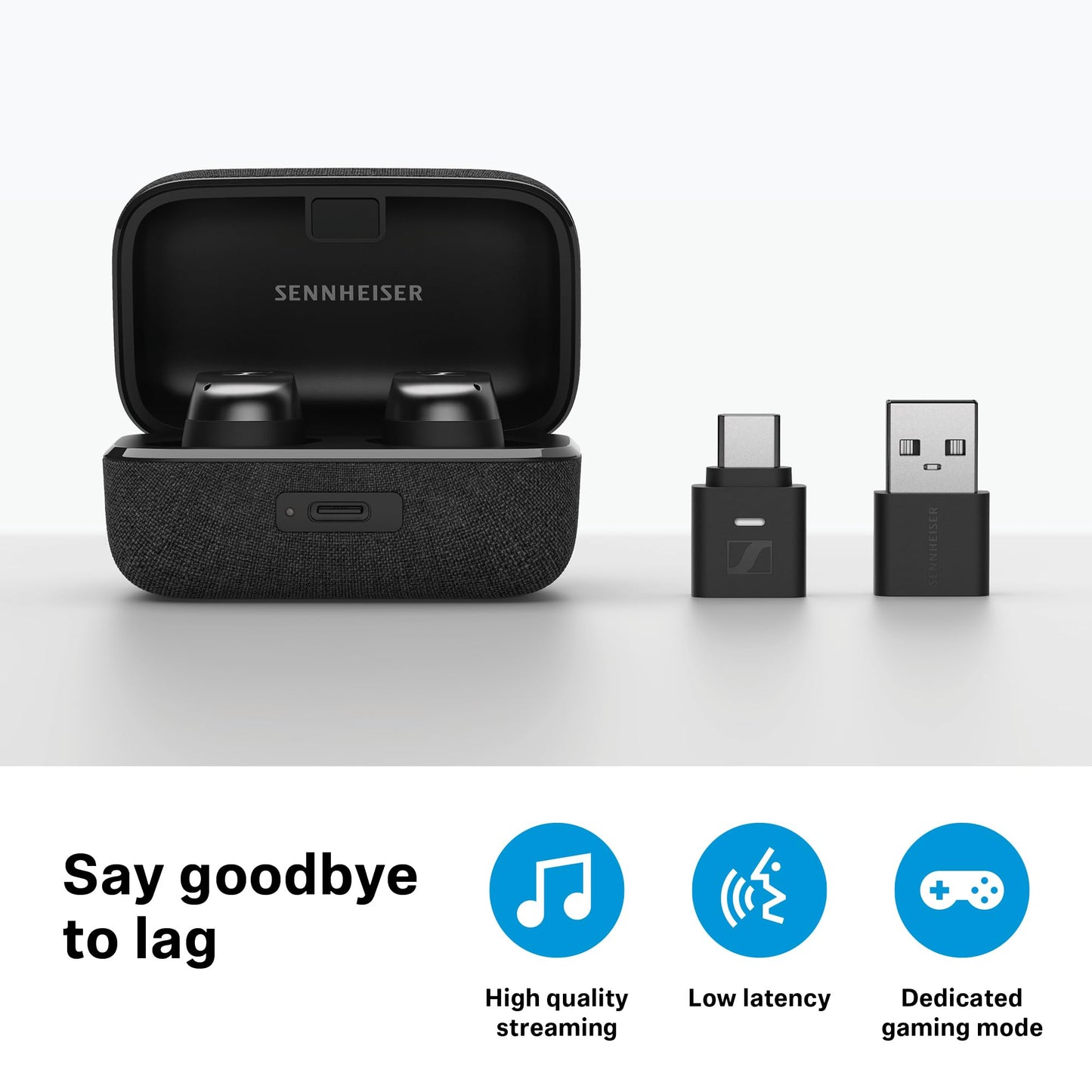 Sennheiser BTD 700 Bluetooth USB Dongle - aptX Lossless, Auracast, Plug & Play Audio Transmitter for Headphones and Speakers - Ultra-Low Latency