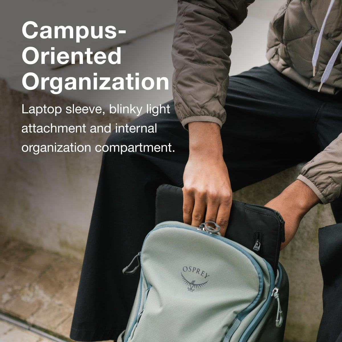 Osprey Astronova Campus Laptop Backpack, Black OS