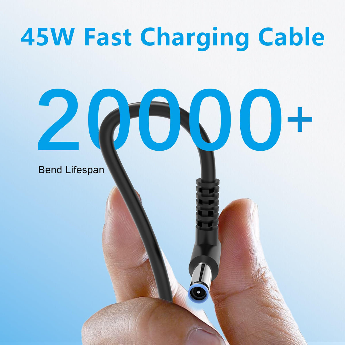 AYKLCZUU 45W Charger Compatible with HP Laptop Charger Blue Tip 4.5mm,741727-001 TPN-C125 HSTNN-LA40 HSTNN-DA40 854054-002 HSTNN-CA40 740015-002