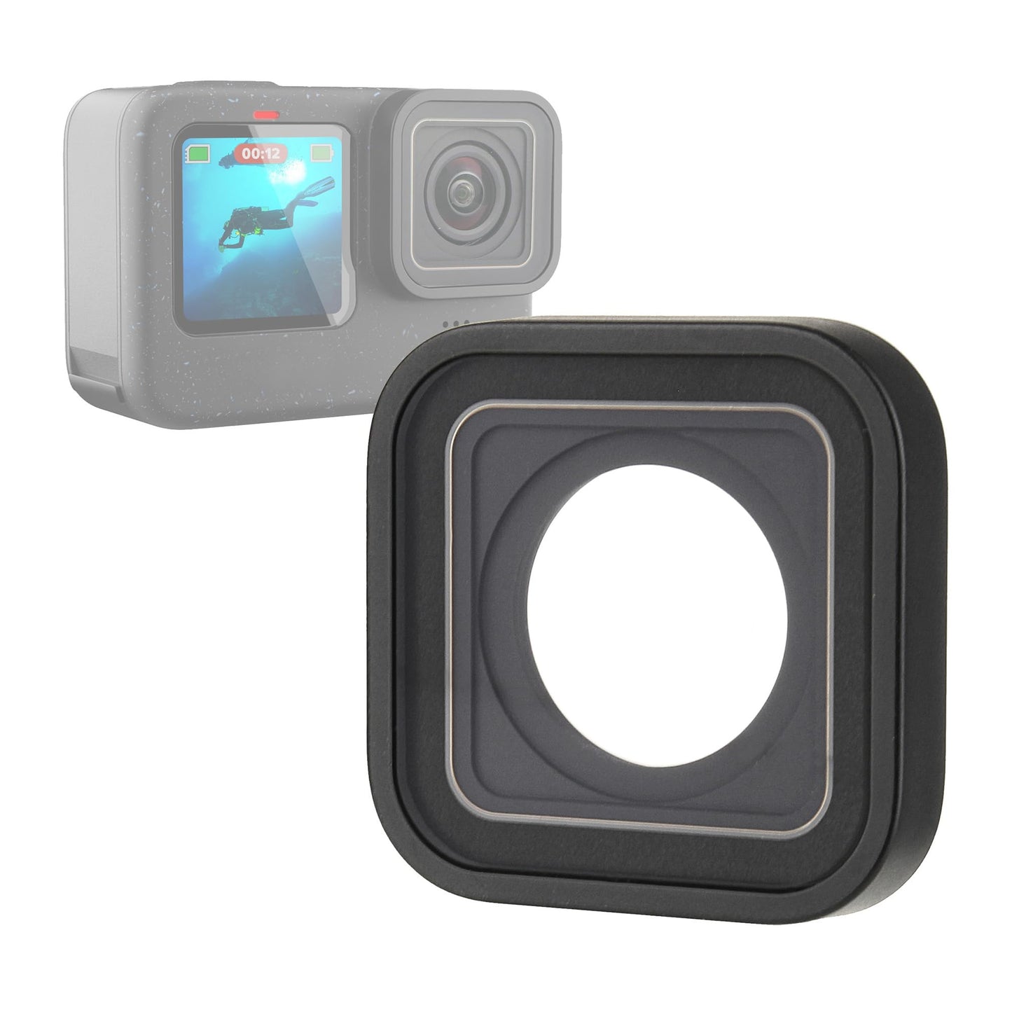 Protective Lens Replacement for GoPro Hero 12 11 10 9 Black Camera Waterproof UV Protective Glass Cover Protector Lens Repair Part for Go Pro