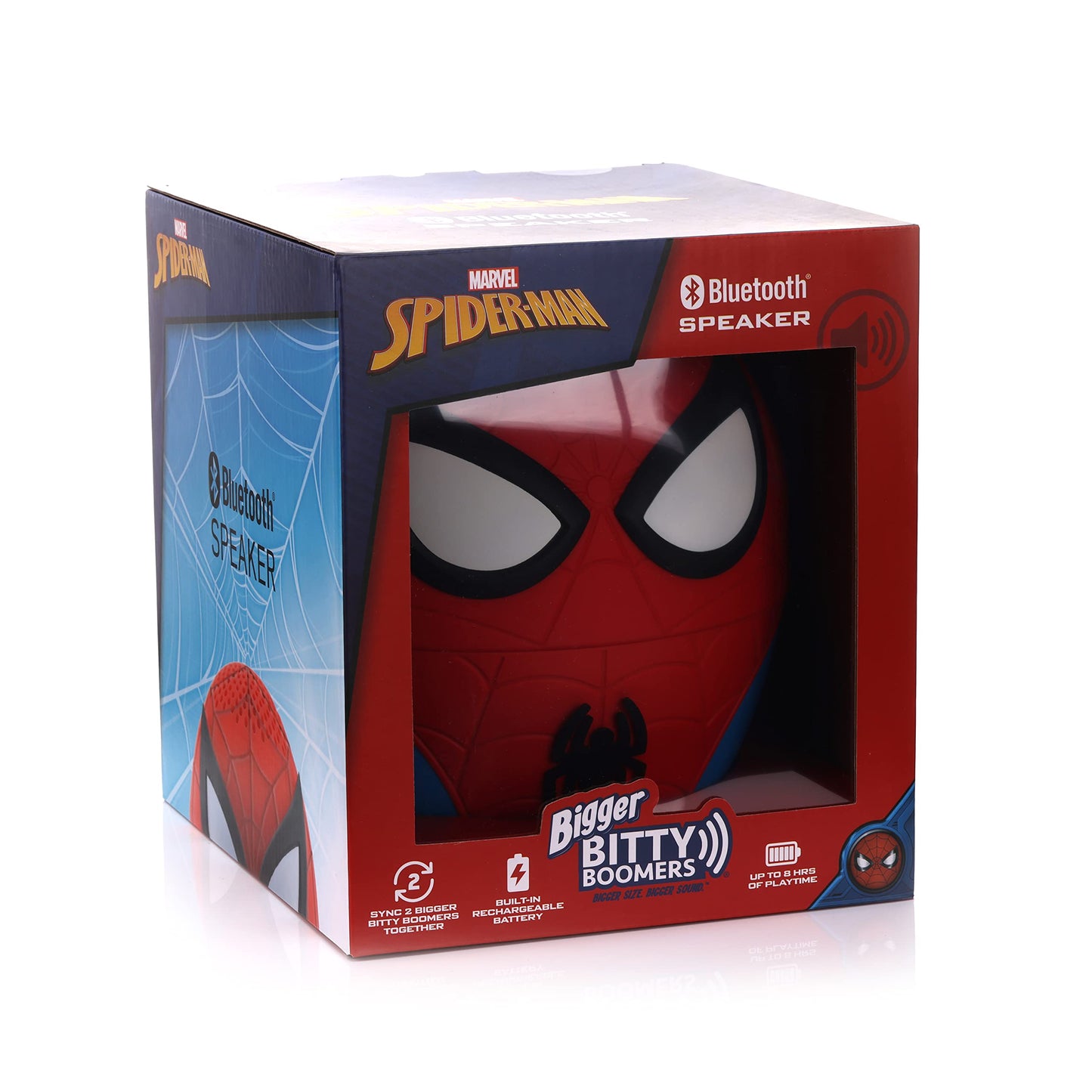 Bitty Boomers Marvel: 8 Inch Spider-Man Bluetooth Speaker