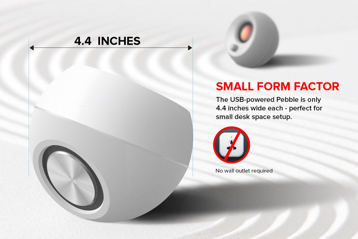 CREATIVE PEBBLE White (51MF1680AA001) (054651192133) (Creative Labs)