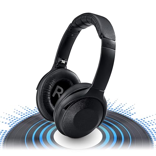 Rosewill Active Noise Cancelling Wireless Bluetooth Headphones, ANC Over Ear Wireless Headset Ideal for Travel, Rechargeable Long Lasting Battery…
