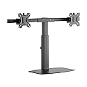Amer Mounts | 17"-27" LED LCD Monitor Stand | 2EZH| Dual Monitor | 13.2lbs Capacity