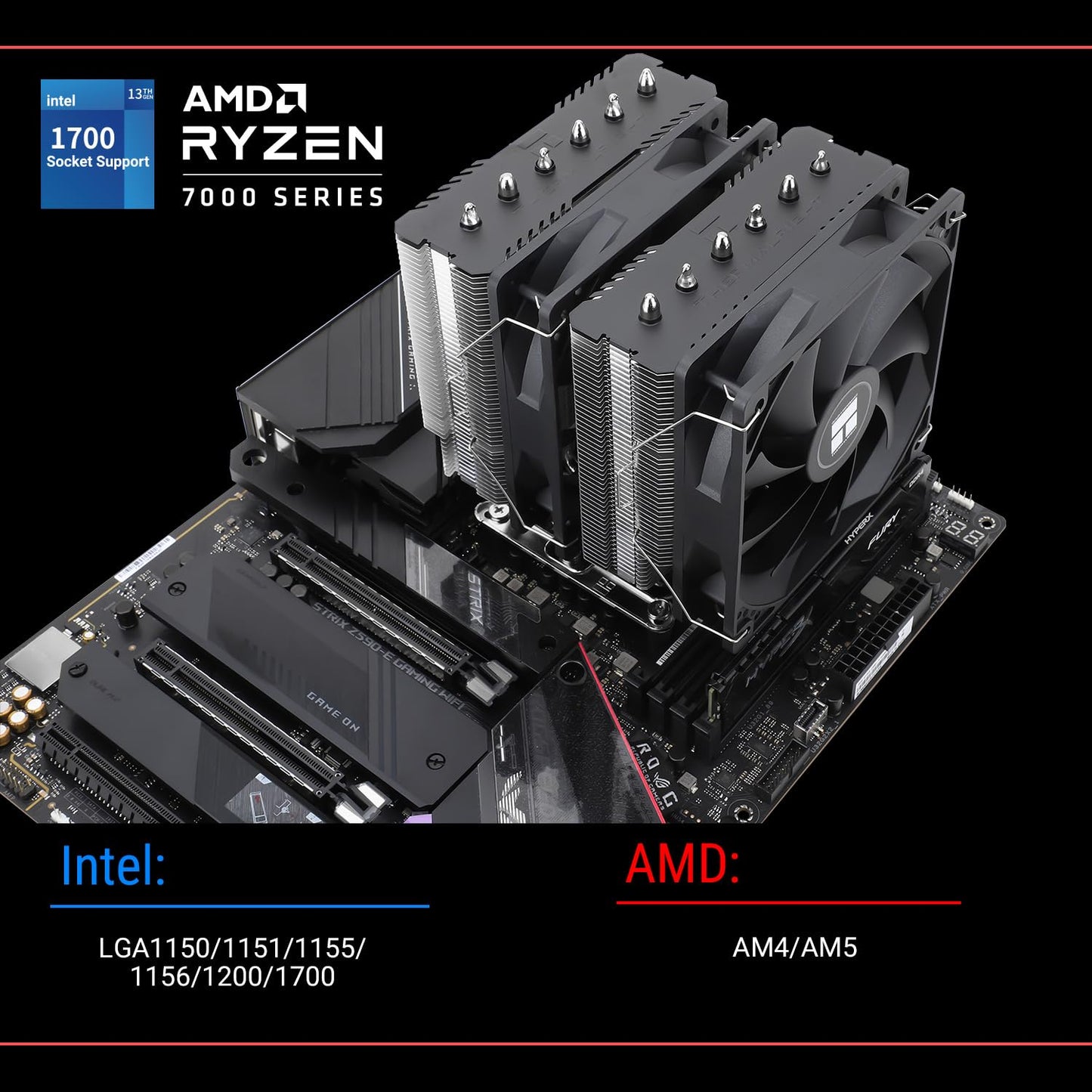 Thermalrlght Peerless Assassin 120 SE CPU Air Cooler, 6 Heat Pipes, Dual 120mm TL-C12C PWM Fans, Aluminum Heatsink Cover, AGHP Technology, for AMD AM4