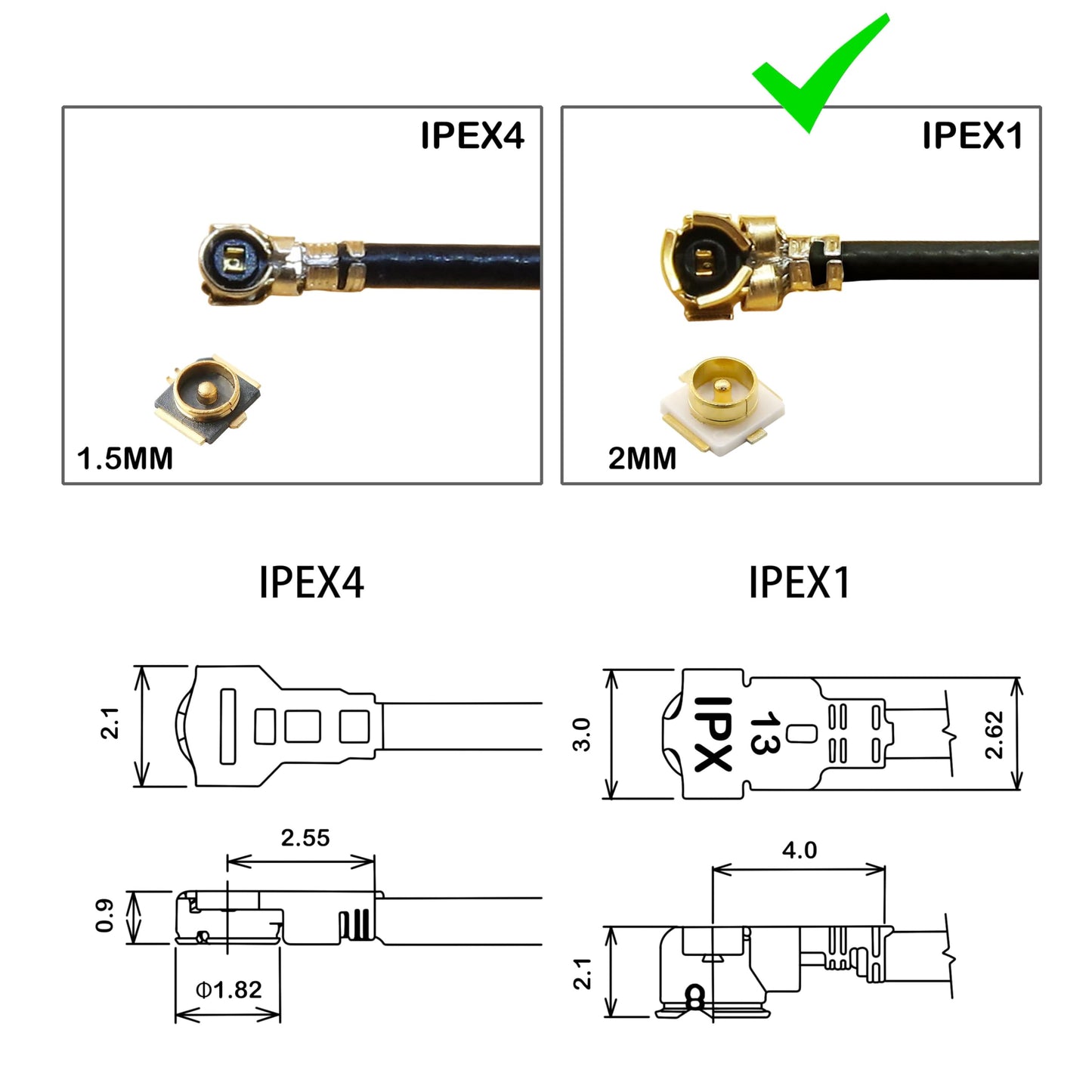 Rydocyee IPEX U.FL to SMA Female Cable 8 Inches RG178 WiFi Pigtail Coaxial Cable Connecting SMA Antenna to 4G 5G Router, Modem, MiFi Hotspot, Mini
