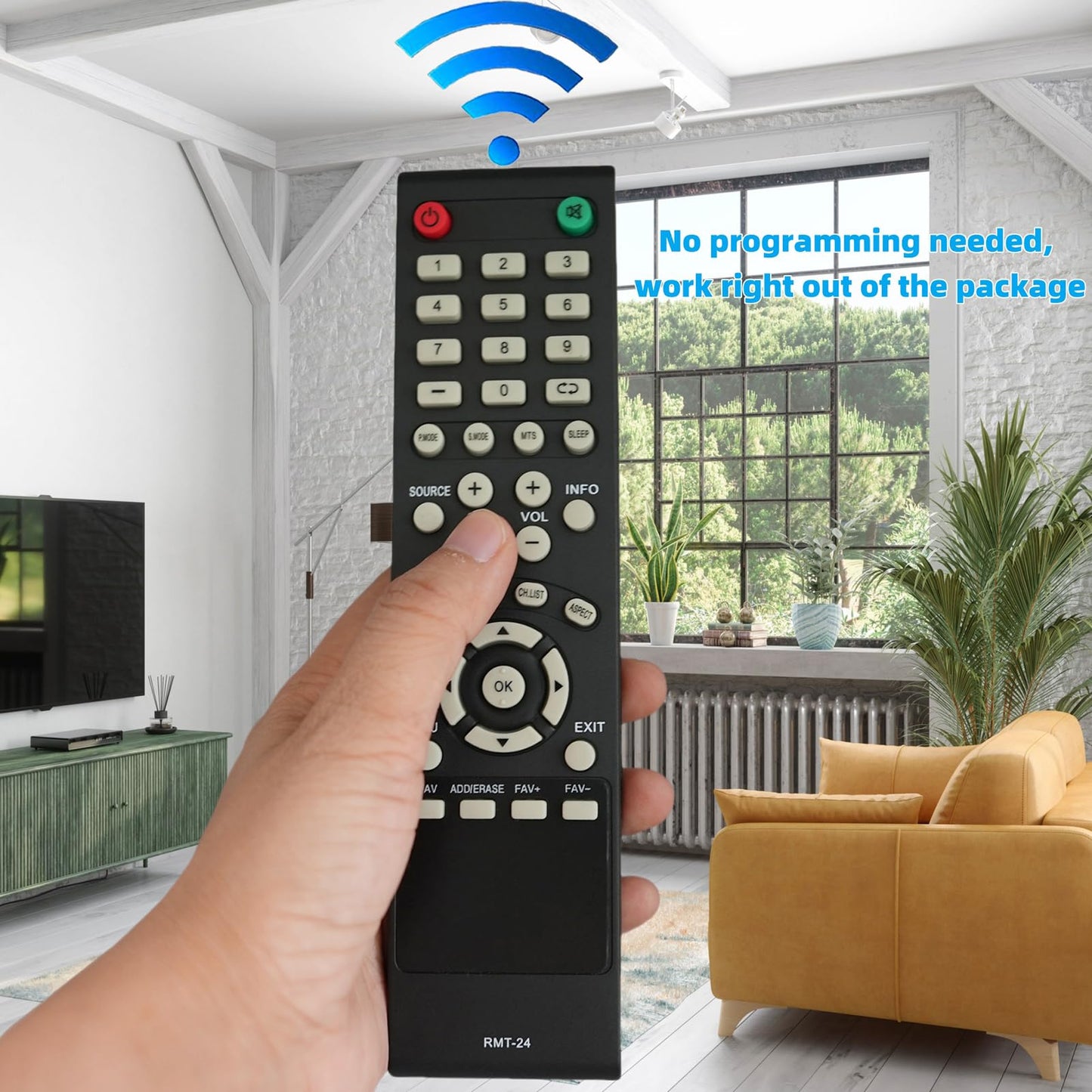 Universal Remote Control Compatible for Westinghouse TV DWM50F3G1 DWM55F1A1 DWM55F1G1 WD40FX1450