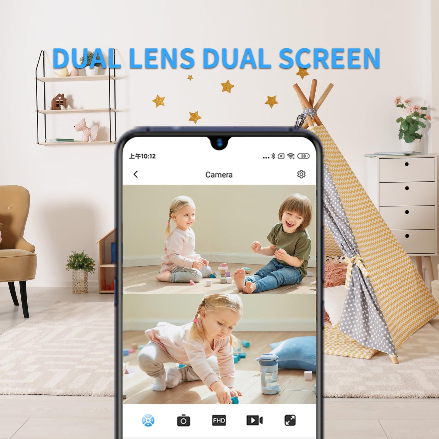 DuboCam Mini Camera DIY Module - Dual Lens 1080P Small Wireless Security Cam - Cloud Storage