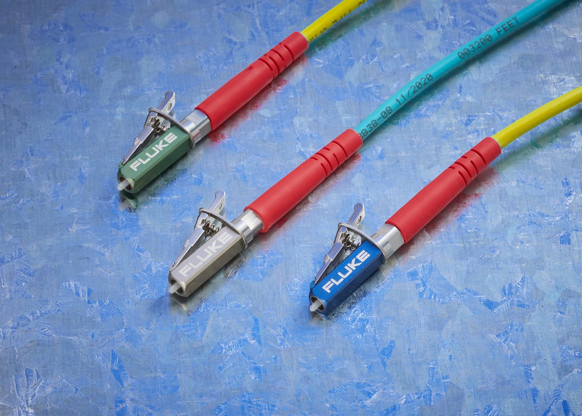 Fluke Networks Single-Mode Compliant Test Reference Cord (2 m) for Testing 9 µm LC terminated fibers (SC/Metal LC)
