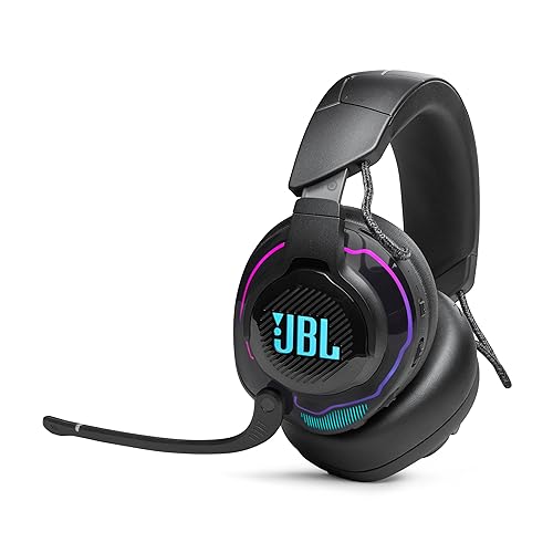JBL Quantum 910X - Wireless Over-Ear Hi-Res Certified JBL QuantumSOUND Gaming Headset with Head Tracking-Enhanced, Active Noise Cancelling…