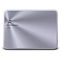 WD 2TB Silver My Passport Ultra Metal Edition Portable External Hard Drive - USB 3.0 - WDBEZW0020BSL-NESN