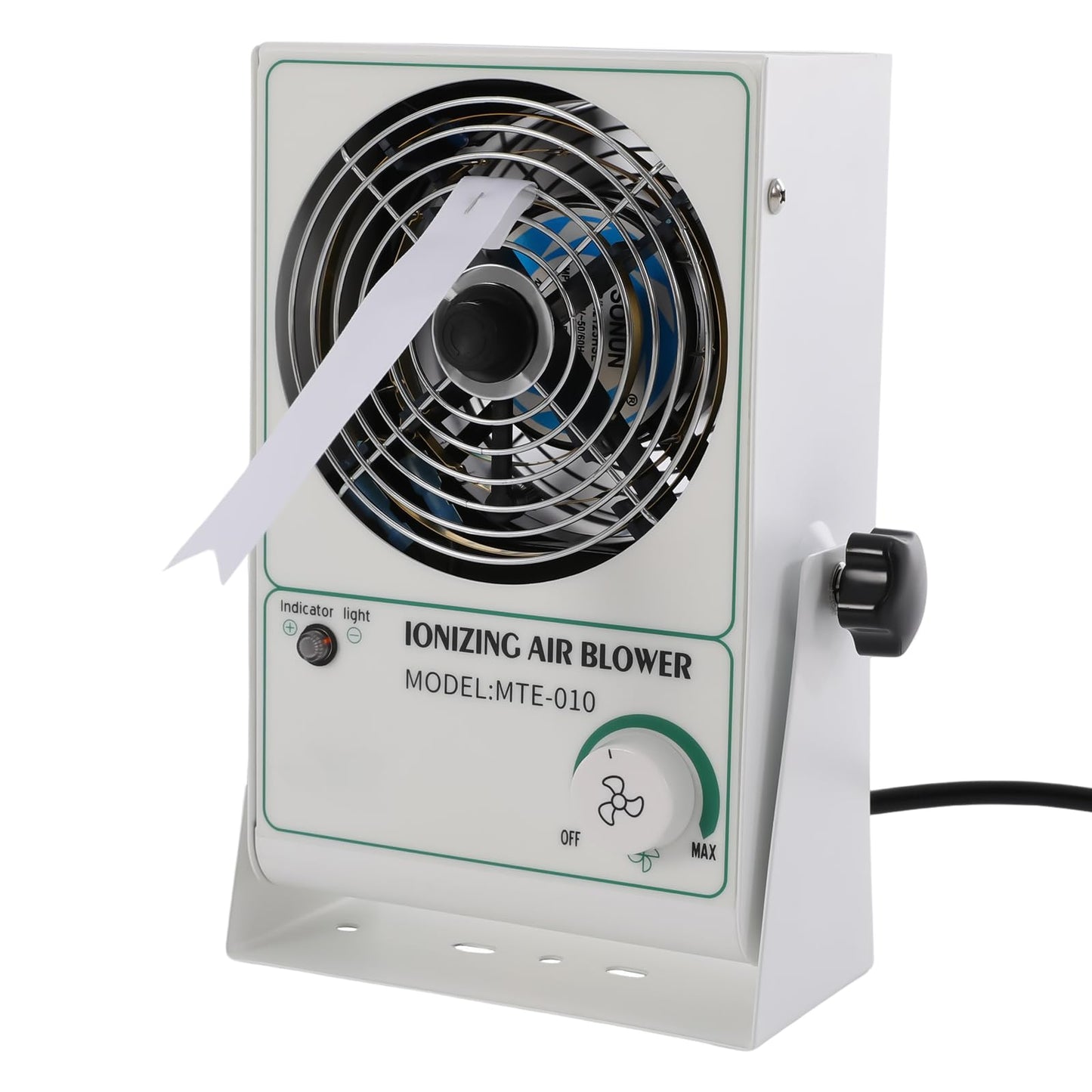 DRIKH Ionizing Air Blower Fan Ion Anti-Static, 110V Ionizer Commercial Machine Eliminator Adjustable Wind Speed Electricity Elimination Fan