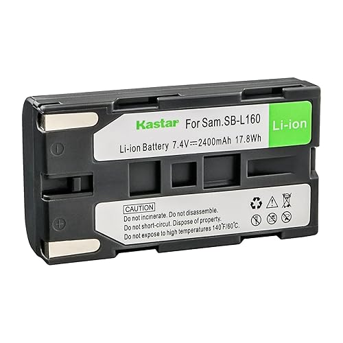 Kastar 1-Pack Battery SB-L160 Replacement for Samsung SC-L520, SC-L530, SC-L550, SC-L600, SC-L610, SC-L630, SC-L650, SC-L700, SC-L710, SC-L750