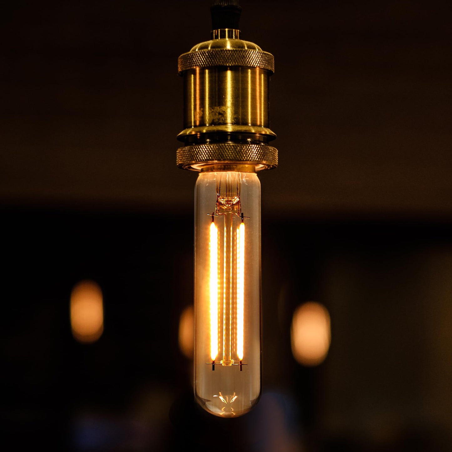 Maxxima T10 LED Tubular Filament Light Bulb, 450 Lumens 2700K Warm White