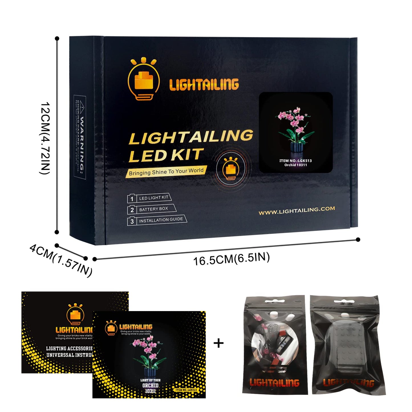 LIGHTAILING Light for Lego-10311 Orchid - Led Lighting Kit Compatible with Lego Building Blocks Model - NOT Included The Model Set