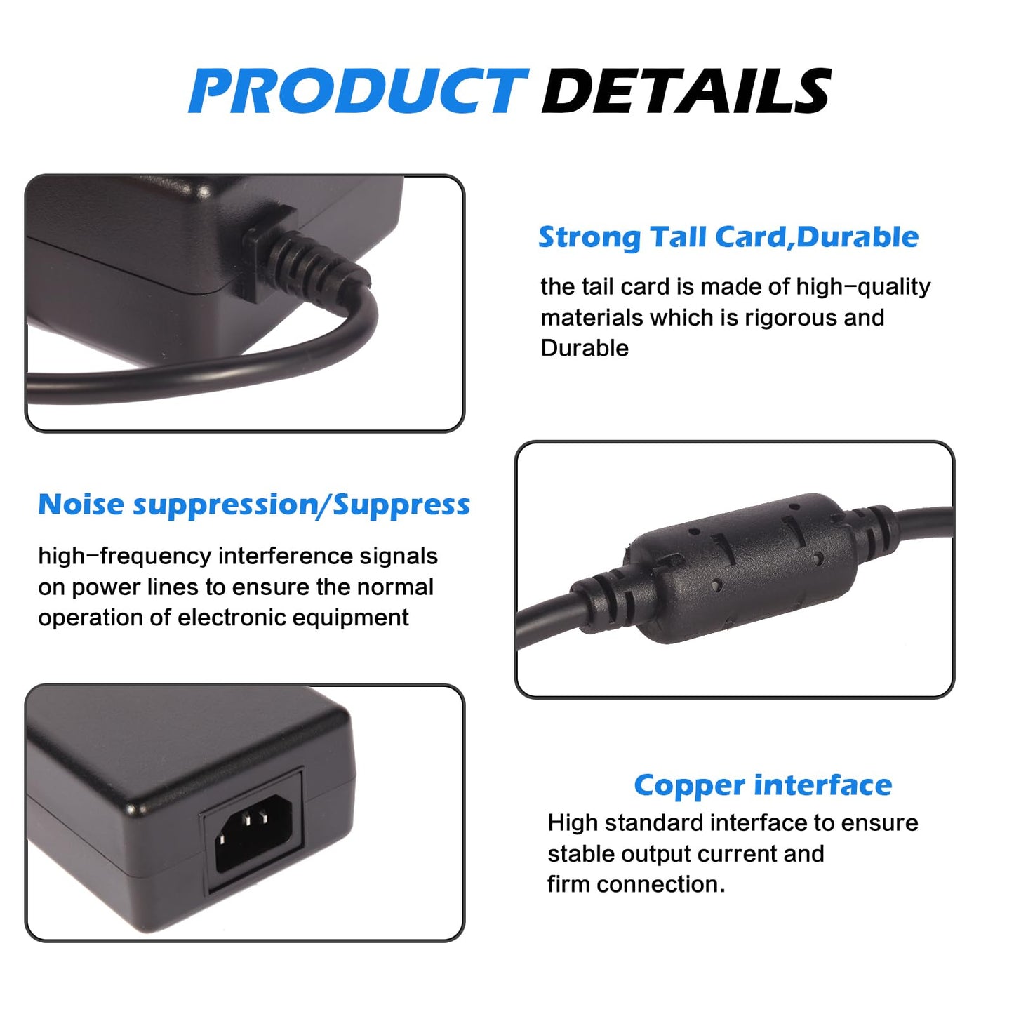 12V10A 4-Pin AC/DC Adapter for Synology NAS DiskStation DS1520+DS916+ DS918+ DS920+ DS923+ DS420+ DS423+ DS620slim DS720+ DS418 DS718+ DS1019+ NAS…