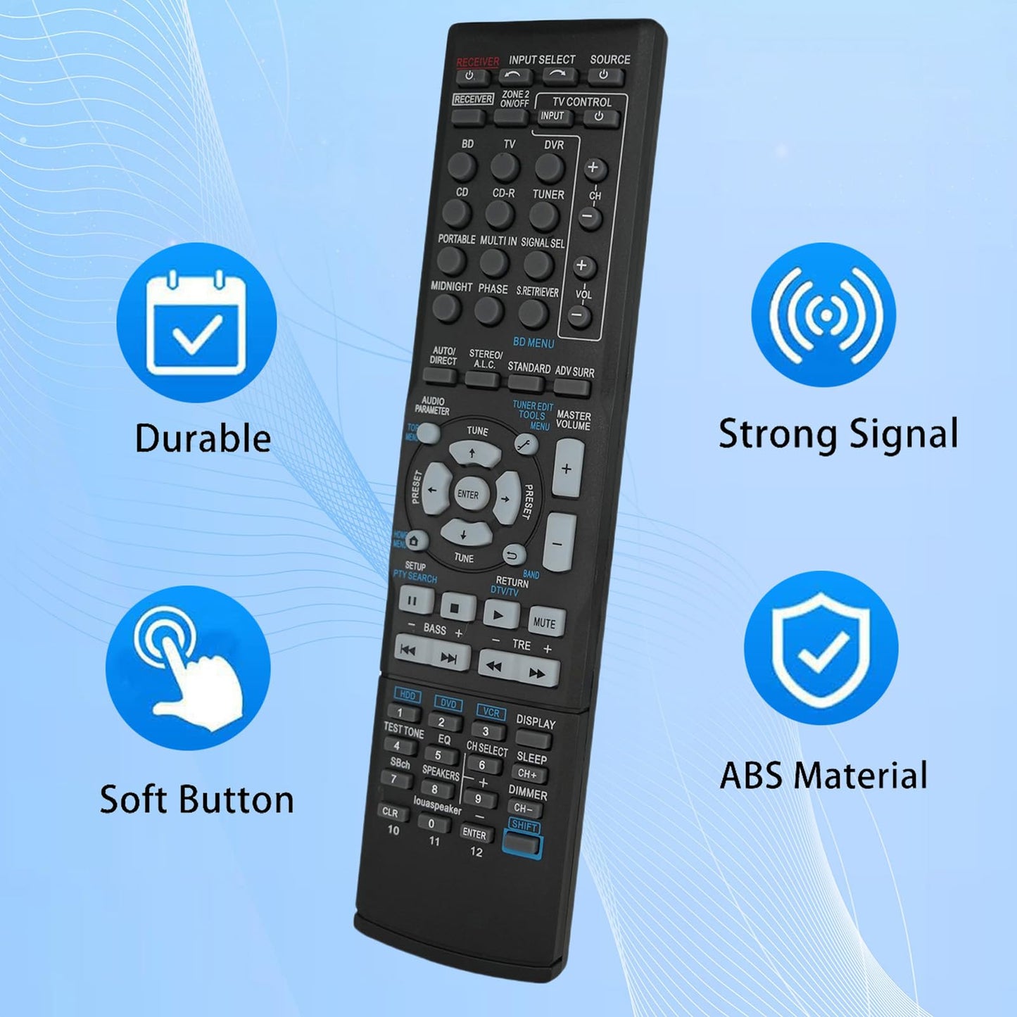 Replacement Remote Control for Pioneer VSX-31 VSX-916 VSX-916-K VSX-921 VSX-921-K VSX-821 VSX-821-K Home Theater Receiver