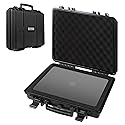 Durabox All Weather Hard Case 16 x 14 x 4” - TSA Approved Hard Shell Travel Case with Customizable Foam for Laptops, Electronics, Guns, Pistols