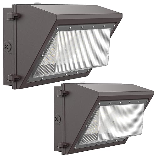 Flakeeper 120W LED Wall Pack Light with Dusk-to-Dawn Sensor, 16800LM 5000K LED Security Flood Lighting, 120V Outdoor LED Wall Lights for Parking