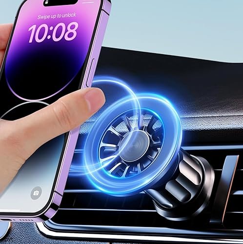 Phone Holders for Your Car Magsafe car Mount?20 Super Magnets? Magnetic Phone Holder for Car?360° Rotation? Hands Free Car Phone Holder Fit iPhone 15
