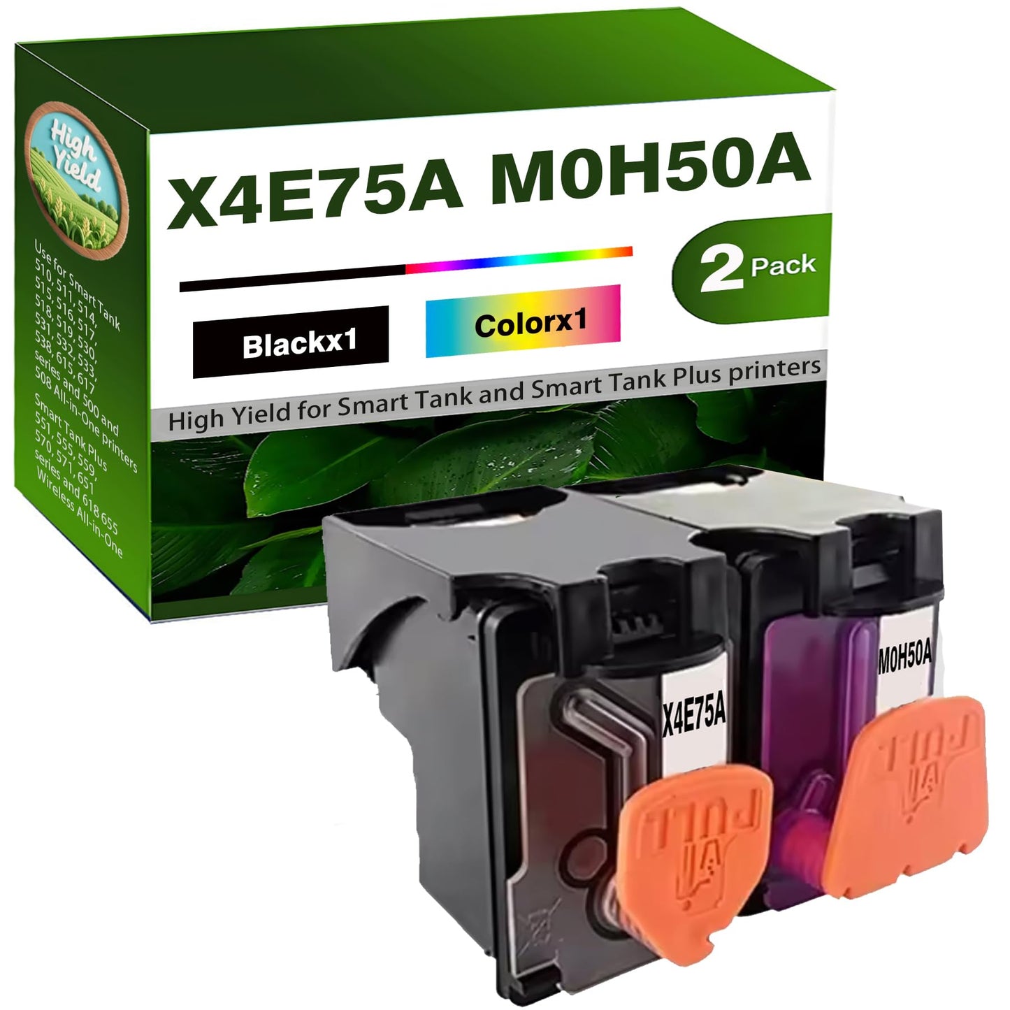 GT53 Print Head X4E75A M0H50A (Black & Tri-Color) Print Head for Smart Tank 500 508 510 511 514 515 516 517 518 519 530 531 532 533 538 615 617
