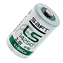 Saft LS14250 3.6V 1/2AA Lithium Battery, 3.6 Volt 1200mAh, GE Simon XT
