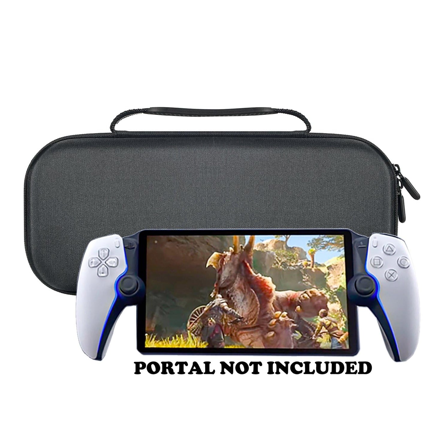 NEXiLUX EVA Traveler Storage Case Compatible with Playstation Portal Remote Player with built-in stand