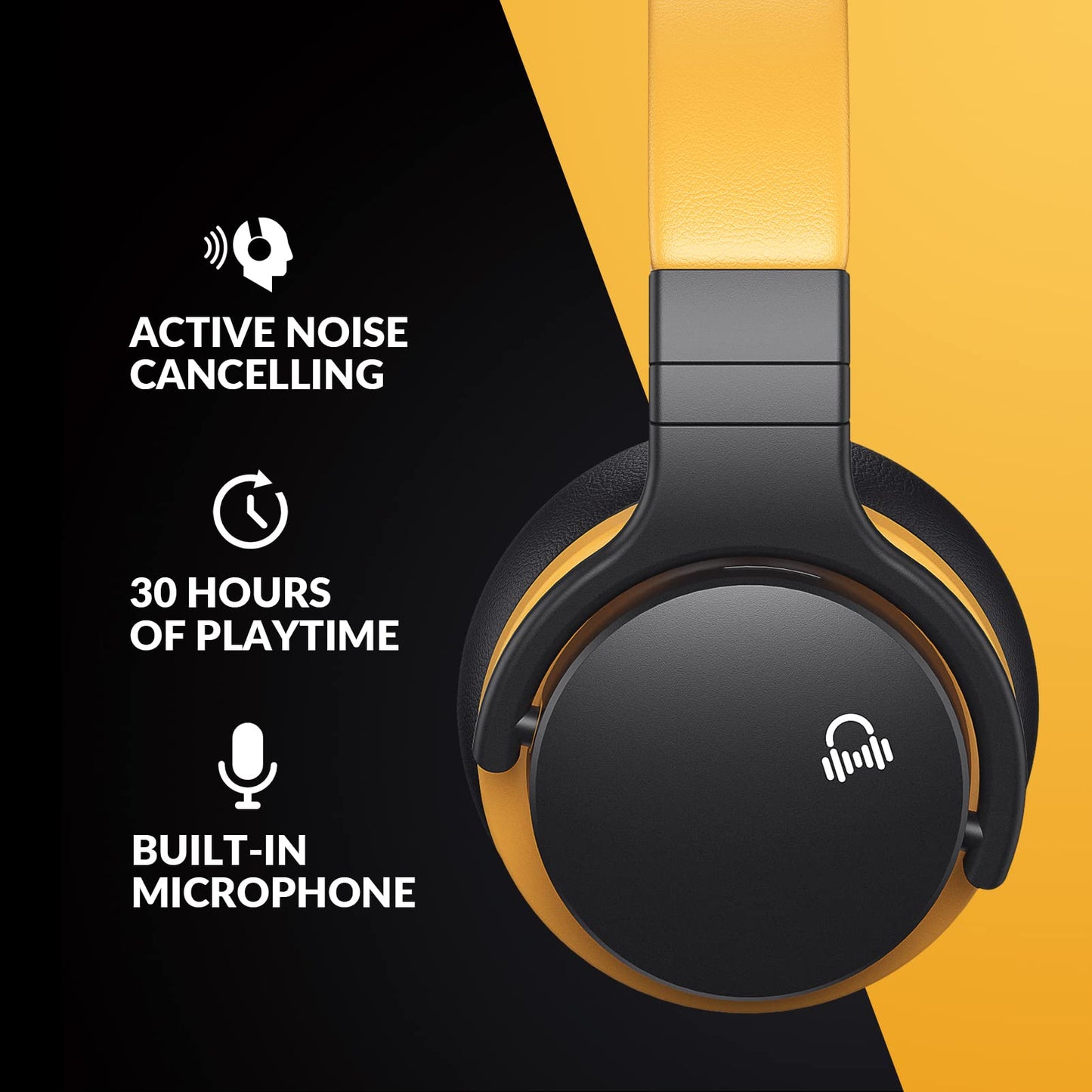 Million Sold Classic E7 Active Noise Cancelling Headphones with Upgraded HD Sound, Wireless Bluetooth Headphones Over The Ear Unequaled Comfort…