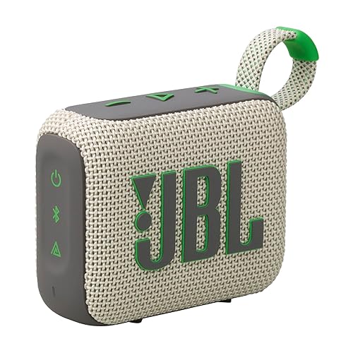 JBL Go 4 - Ultra-Portable, Waterproof and Dustproof Bluetooth Speaker, Big JBL Pro Sound with Punchy bass, 7-Hour Built-in Battery, Made in Part