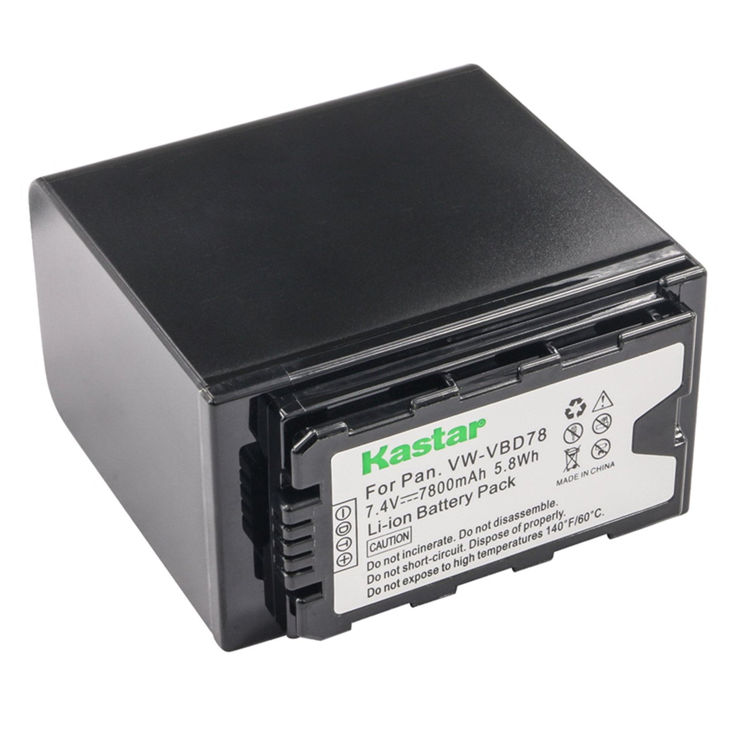 Kastar LED Super Fast Charger & Battery Replacement for Panasonic VW-VBD78 VW-VBD58 VW-VBD29, AG-UX180 AG-UX90 AG-3DA1 AG-DVC30 AG-HPX171 AG-HPX250