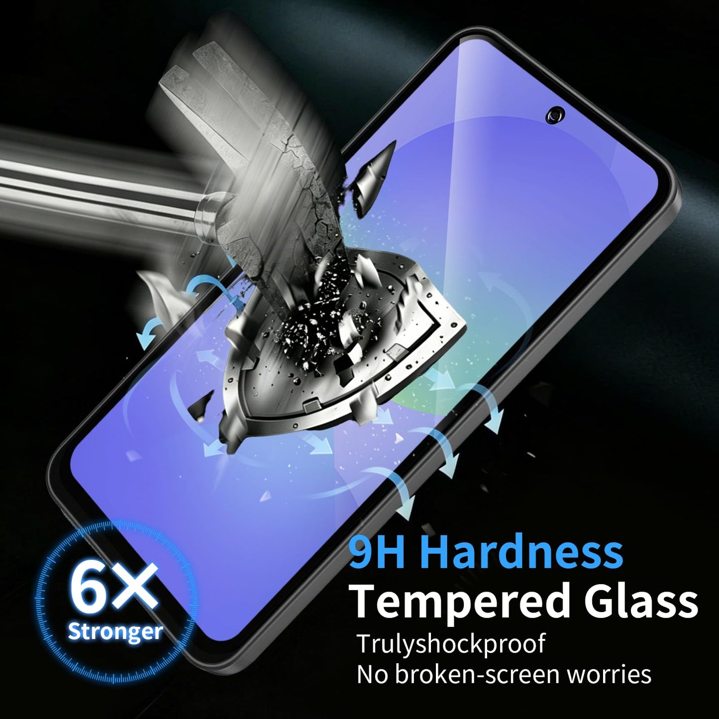 BIGFLYANTS 2 Pack Privacy Screen Protector for Samsung Galaxy A36 5G with 2 Pack Camera Lens Protector, Anti-Spy Tempered Glass Film, Full Coverage