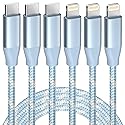 USB C to Lightning Cable 3 Pack 6FT Apple MFi Certified iPhone Fast Charger Fast Charging Type c to Lightning Cable for iPhone 14 13 12 11 Pro Max Xr…