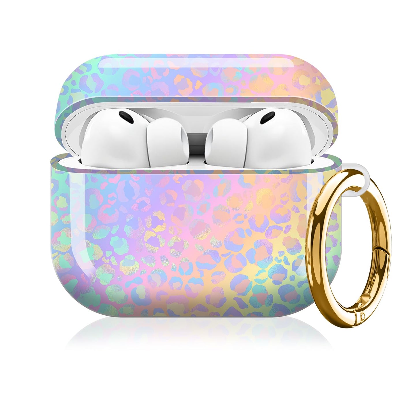 Compatible with AirPod Pro 3 (2025),Cute Case Cover for Women & Men, Full Protection Shockproof Hard Case with Keychain, Wireless Charging Case