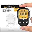 voijump Wearable Bluetooth Speaker, Mini Clip-On Wireless Jobsite Pro Dust & Water Resistant Portable Speaker, Built-in Mic for Hands-Free