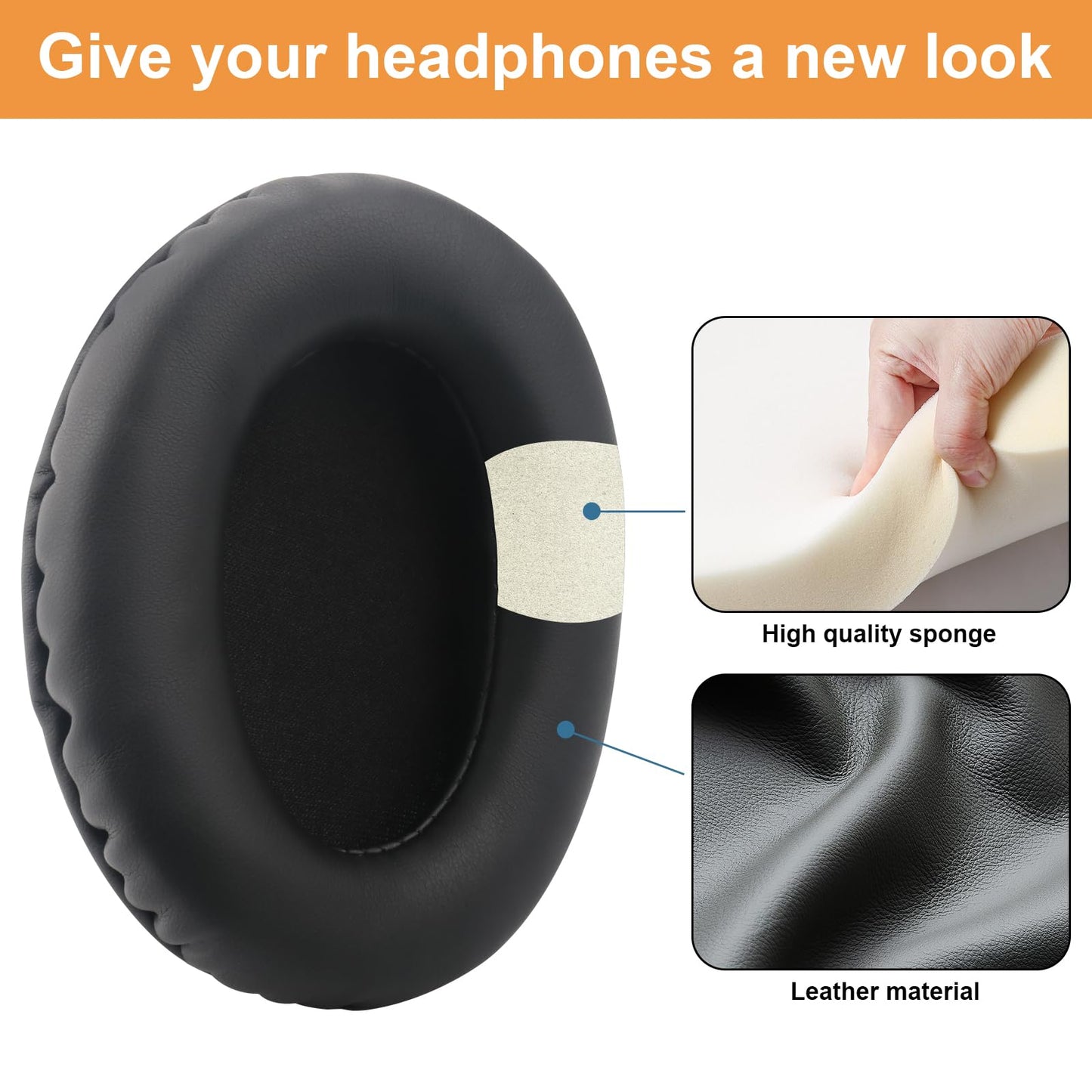 Hyper X Cloud Alpha Cooling Gel Ear Pads,Hyper X Cloud 2 Ear Cushions for Hyper X Stinger/Cloud Flight/Cloud II/Cloud Alpha Wireless/Cloud