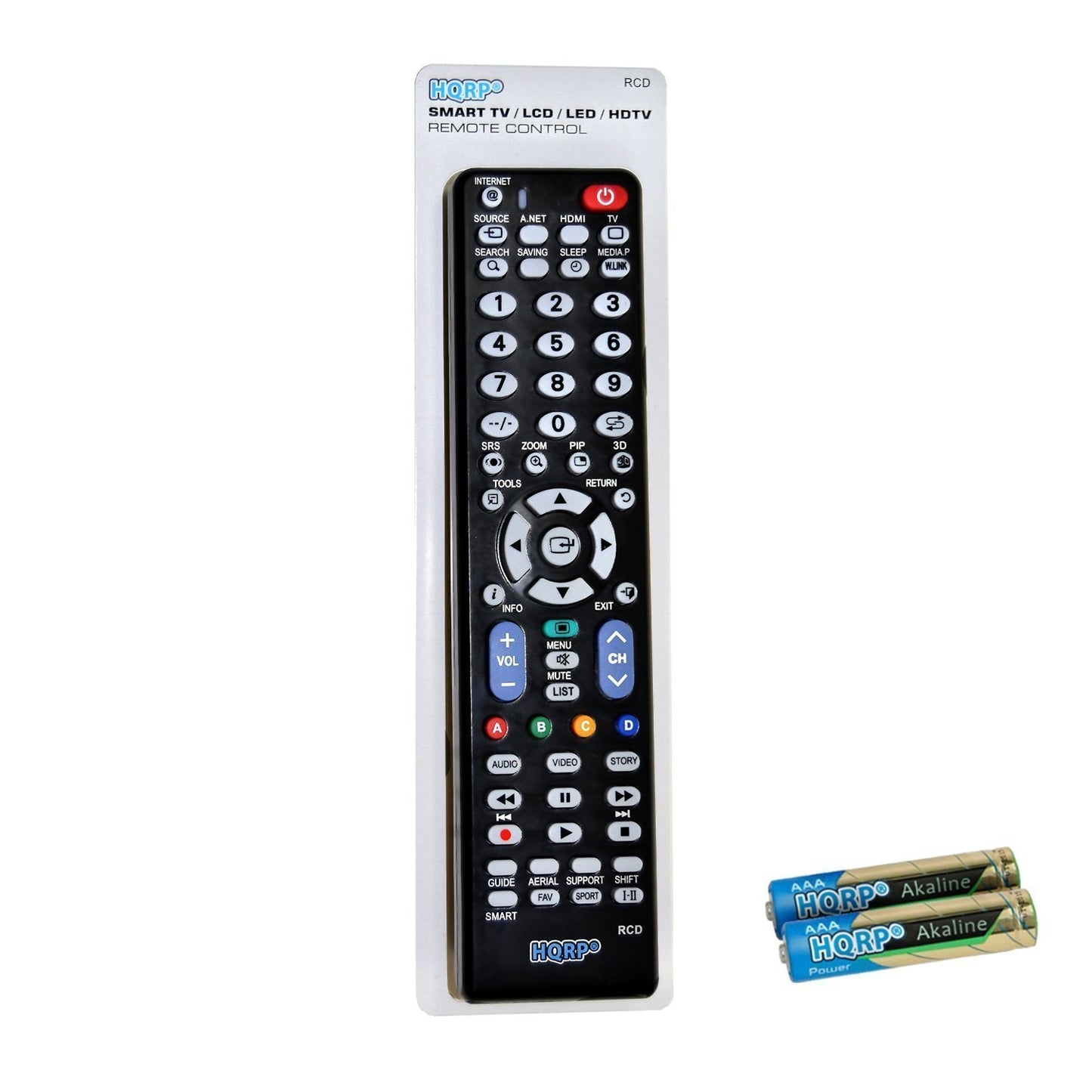 HQRP Remote Control Compatible with Samsung LNT2653H LNT2653HX LNT3232H LNT3232HX LNT3242H LNT3242HX LNT3253H LCD LED HD Smart TV