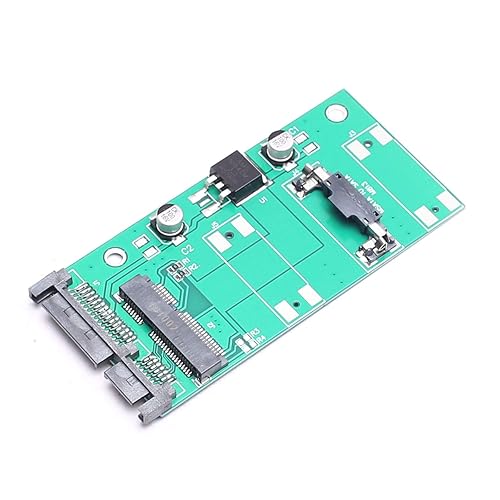 DEVMO mSATA to SATA 3.0 Adapter Converter Card 50mm mSATA SSD to 2.5" SATA SSD 15+7 Pin Adapter