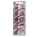 5 Maxell CR1620 3V Lithium Coin Cell Watch Batteries